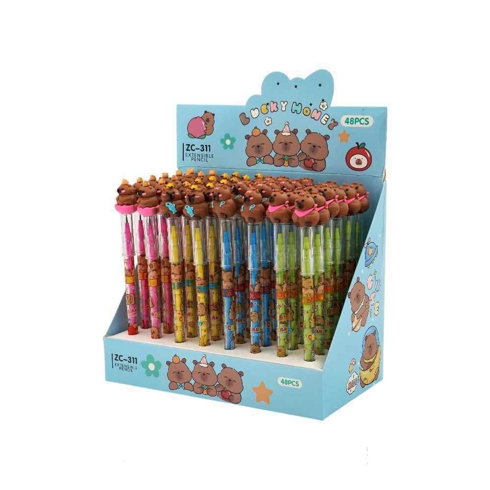 مداد فشنگی فانتزی طرح لبوبو کدb-45یاکدzc-713