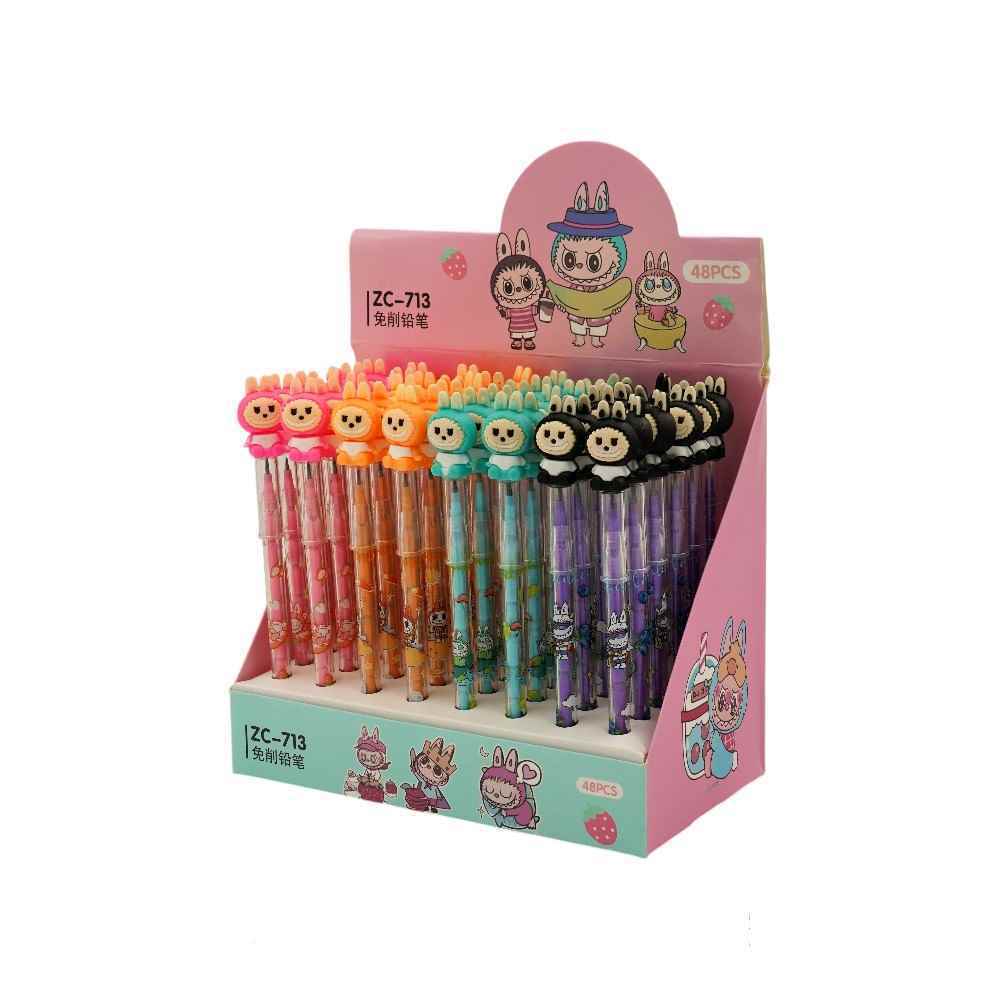 مداد فشنگی فانتزی طرح لبوبو کدb-45یاکدzc-713