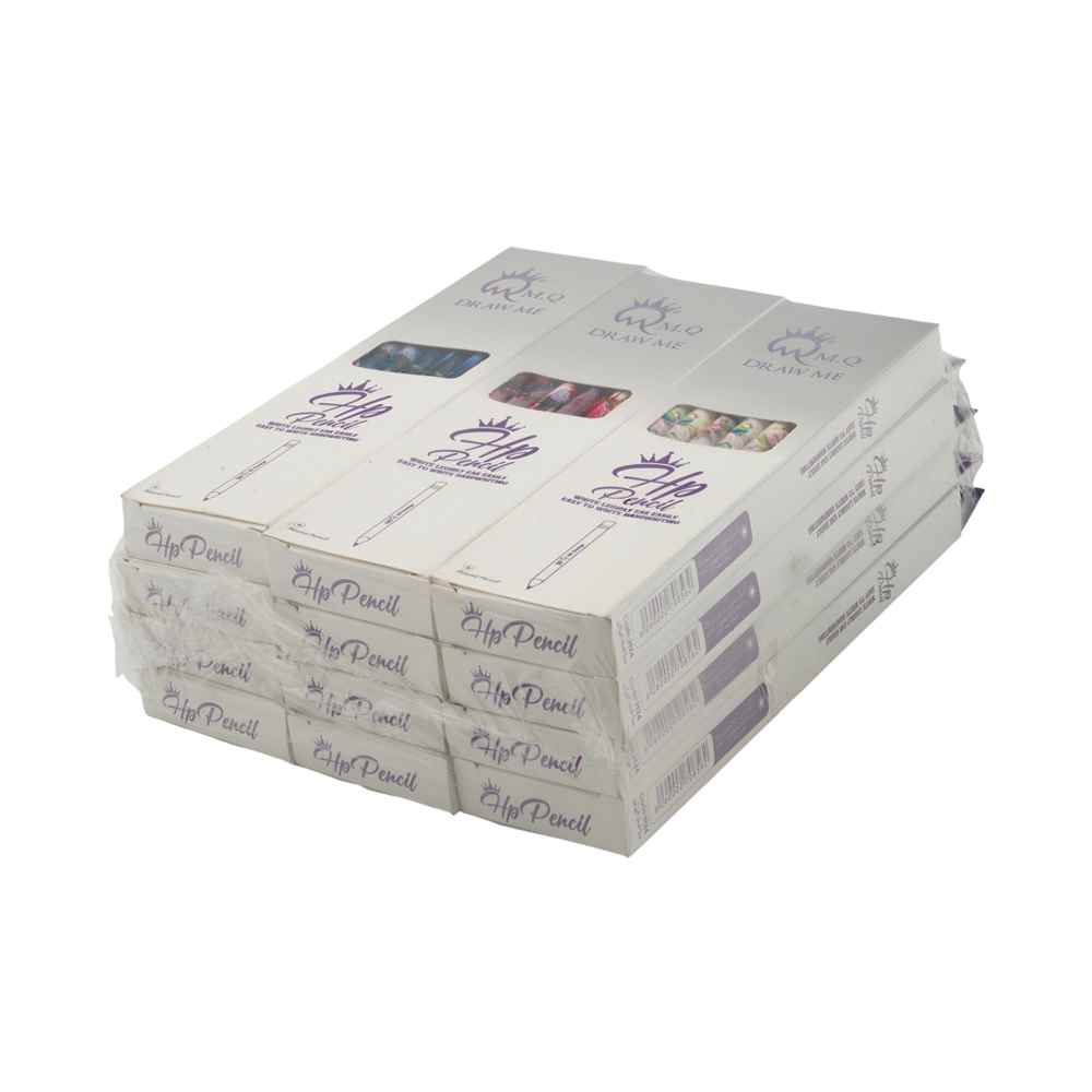 مداد مشکی فانتزی بدنه گرد پاکن دار ام کیو کدh24 قراص12جینی