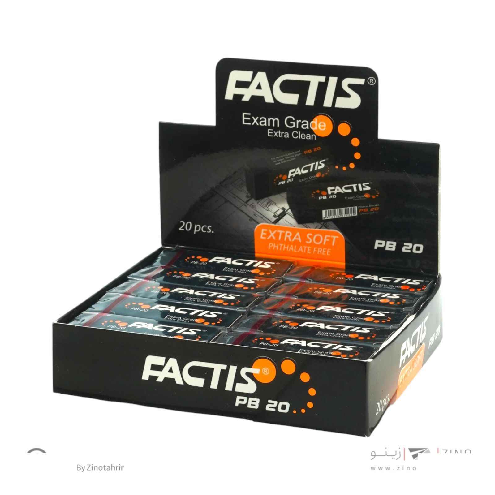 پاکن مشکی 20عددی فکتیس pb20