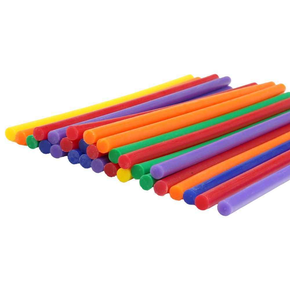 چسب حرارتی رنگی بلند باریک40عددی استورم کد220320