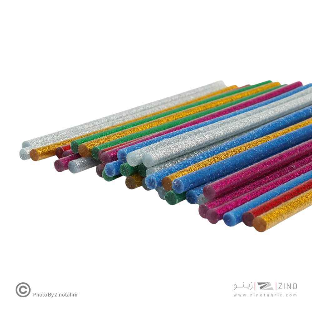 چسب حرارتی رنگی اکلیلی بلند باریک40عددی استورم کد220420