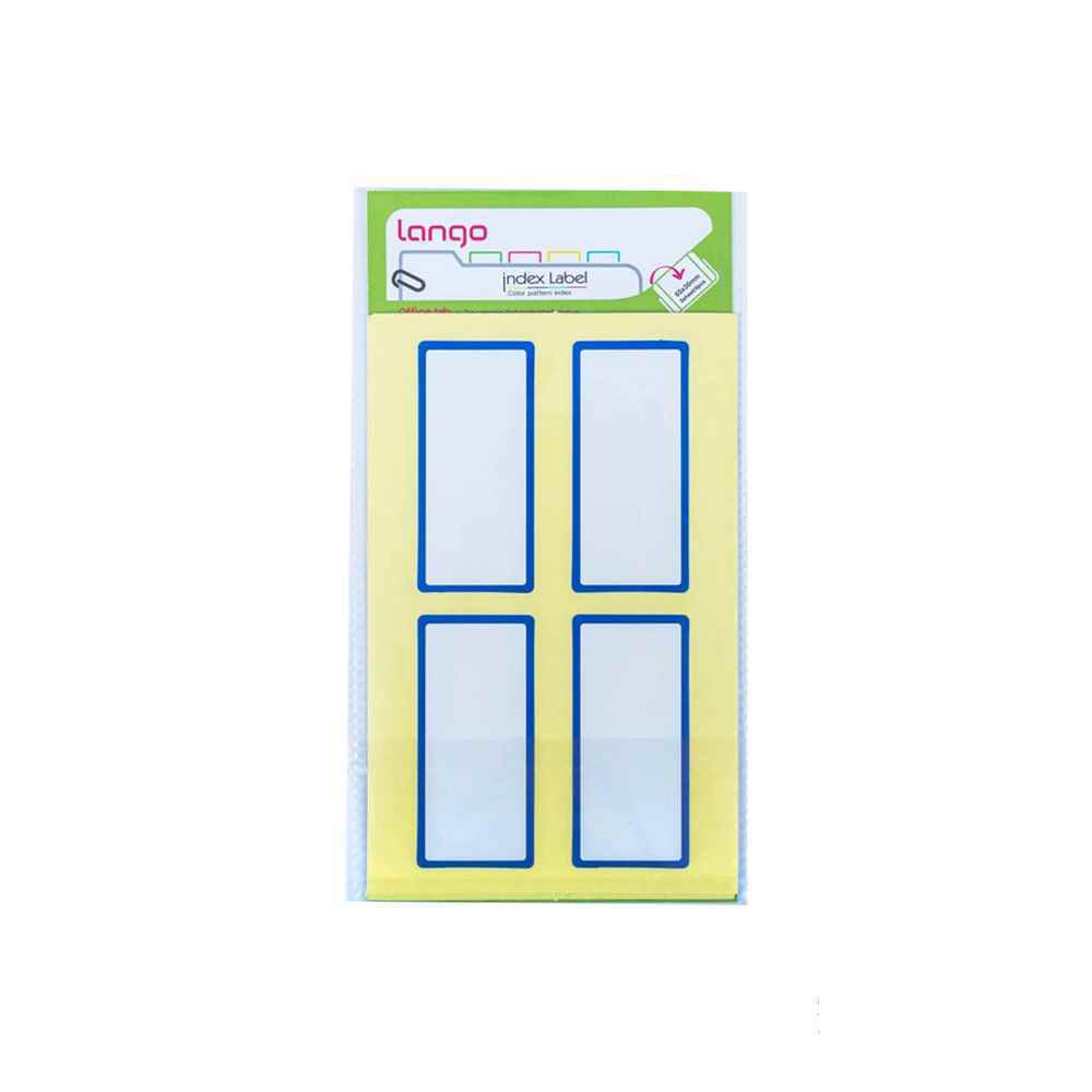 برچسب دورآبی سایز3065میلیمتر5برگی لانگوکدb-54