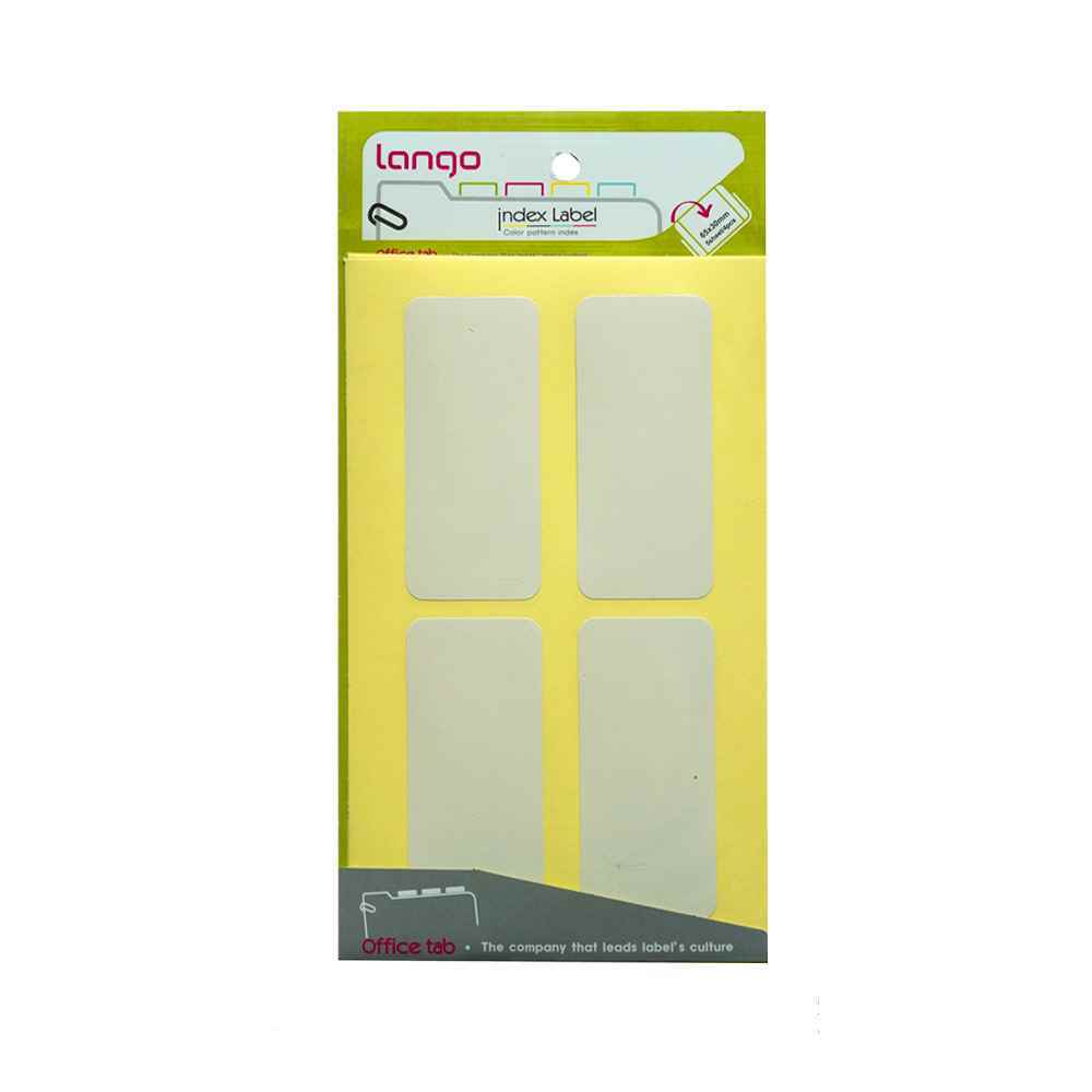 برچسب دورسفیدسایز3065میلیمتری 5برگی لانگوکدb-54