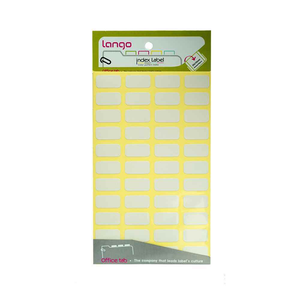 برچسب دورسفیدسایز1020میلیمتر4برگی لانگوکدk-444