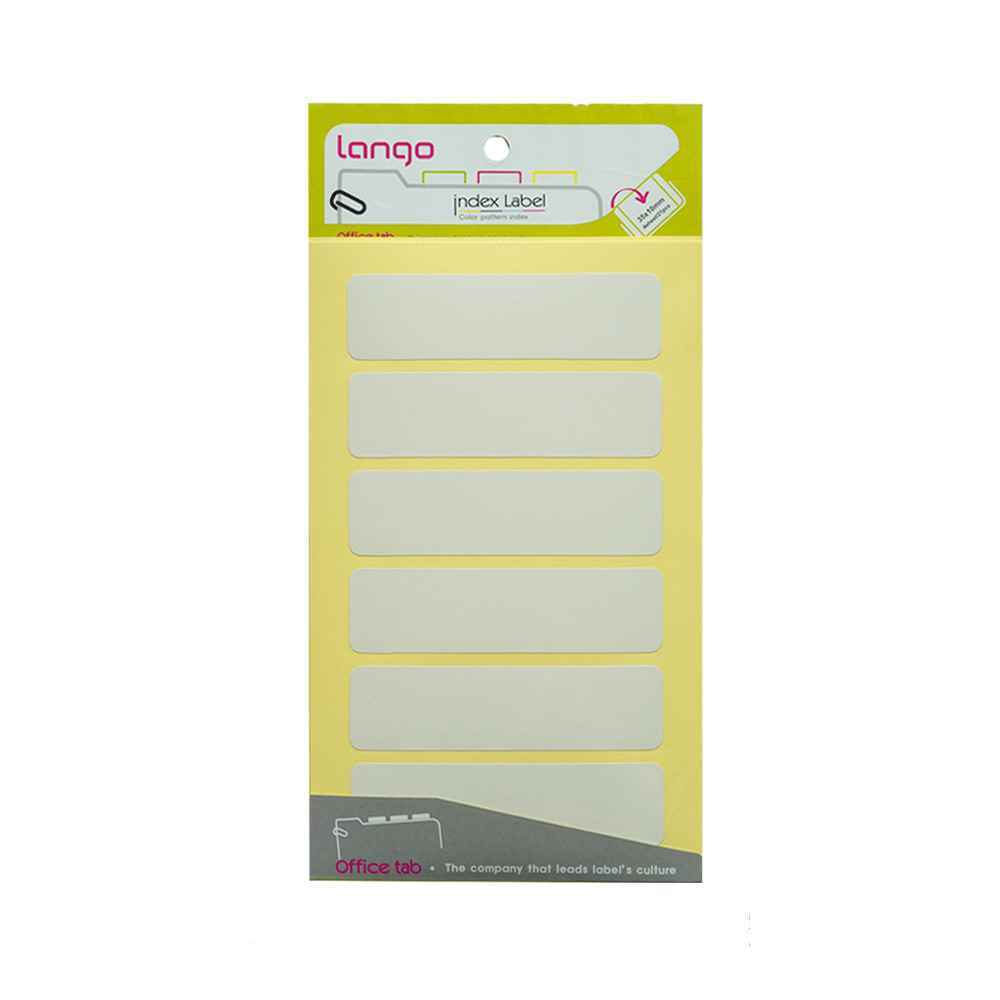 برچسب دورسفیدسایز2075میلیمتر5برگی لانگوکدb-56