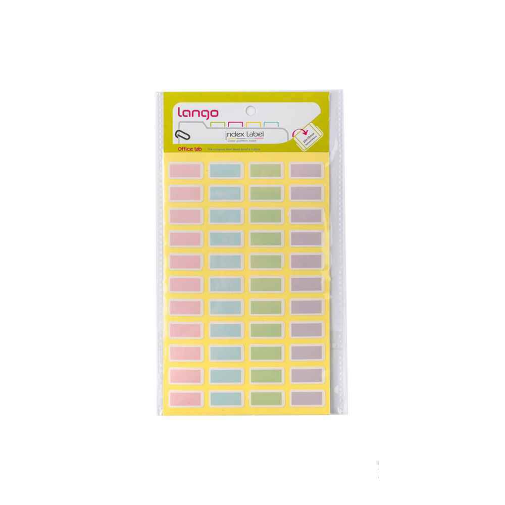 برچسب پاستلی سایز2010میلیمتر4برگی لانگوکدk-444 یا کد055