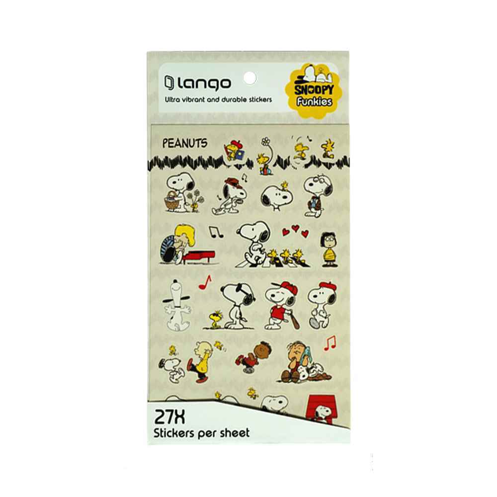 برچسب لانگو سری فانکیز طرح اسنوپی کدfu-017