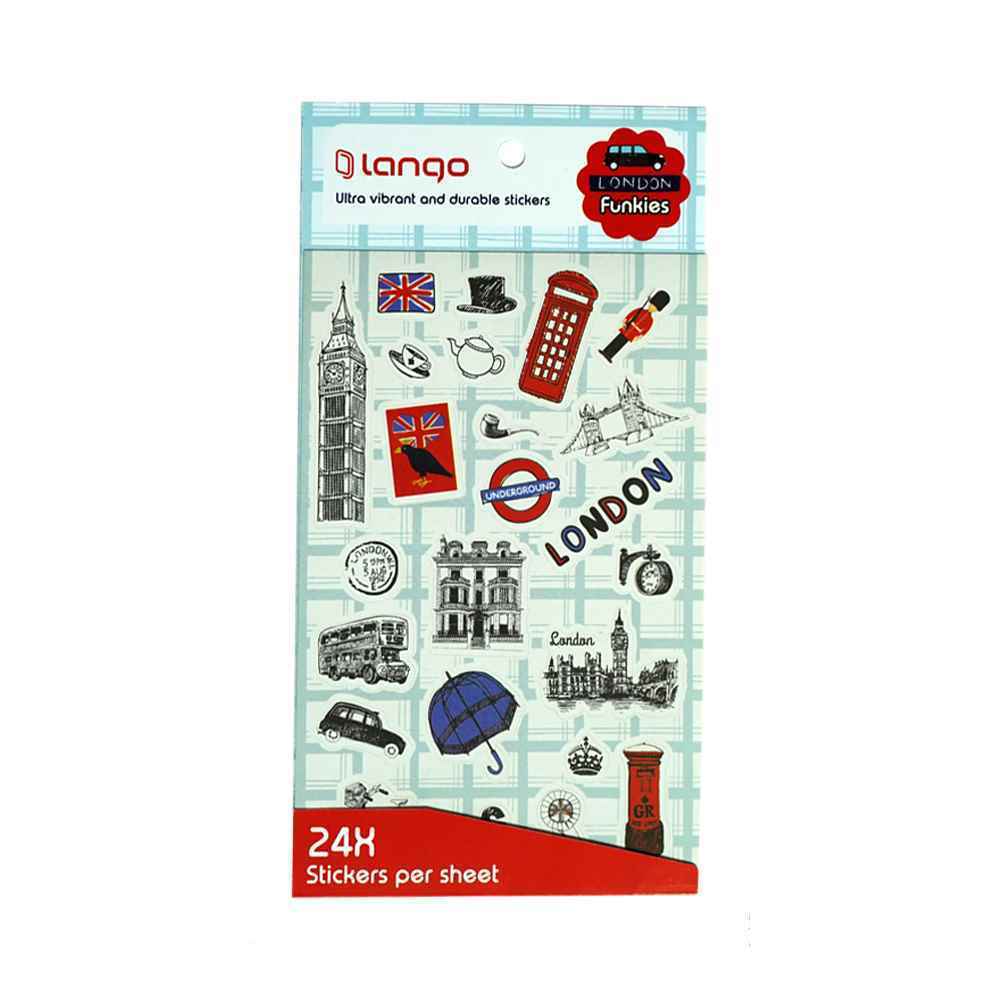 برچسب لانگو سری فانکیز طرح لندن کدfu-021
