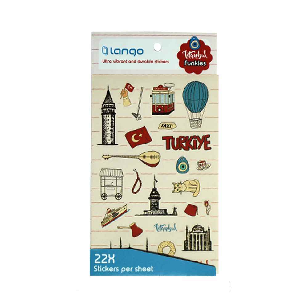 برچسب لانگو سری فانکیز طرح استانبول کدfu-024