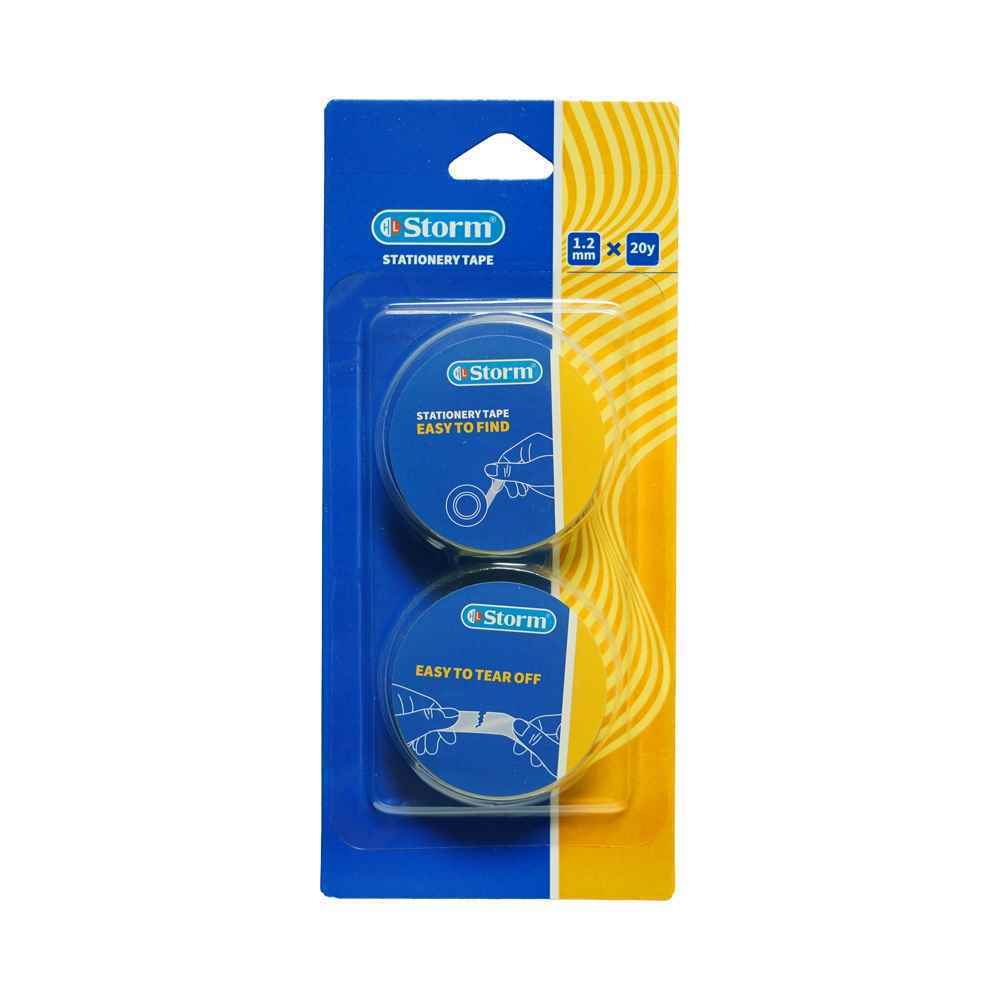 چسب نواری فانتزی رنگی1-2سانت 20یارد استورم کدhl-102527