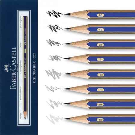 مدادطراحی hb گلدفابر کد 112500