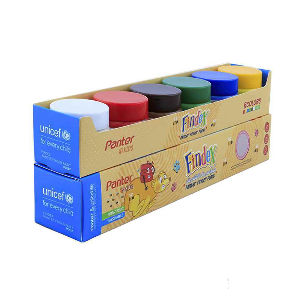 رنگ انگشتی6رنگ70میل پنتر کدfp106-6