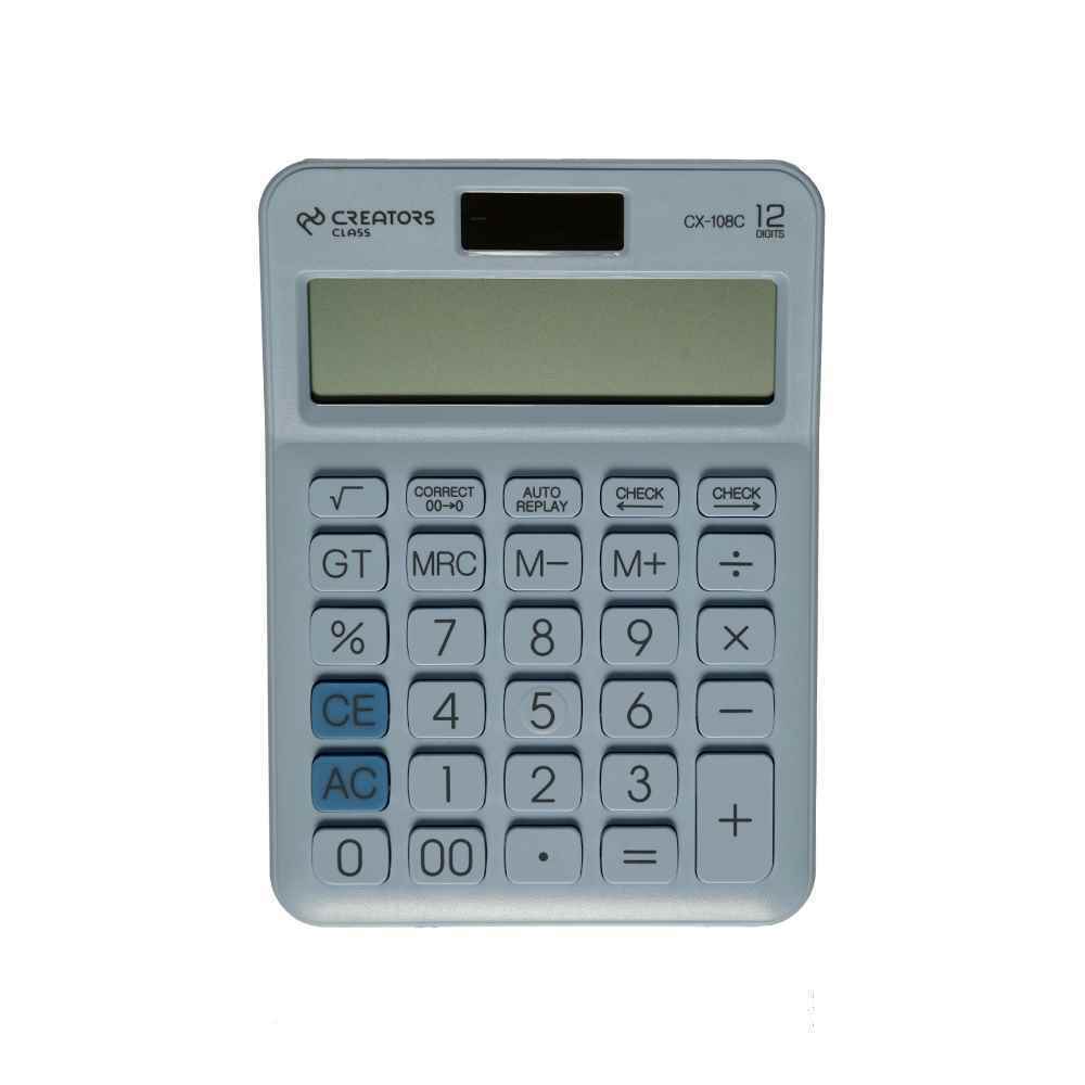 ماشین حساب رومیزی2صفر12رقم سیکلاس کدcx-108c