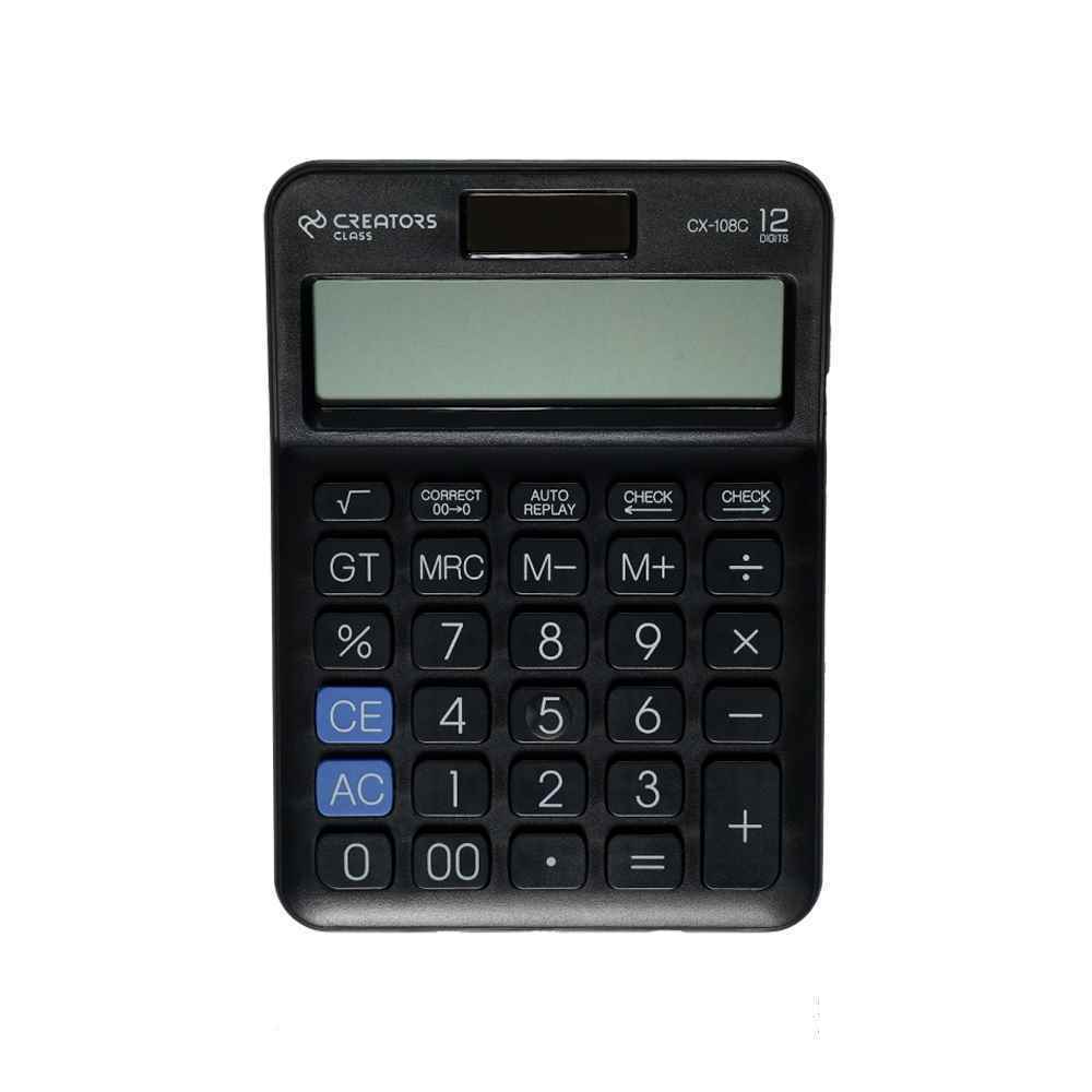 ماشین حساب رومیزی2صفر12رقم سیکلاس کدcx-108c
