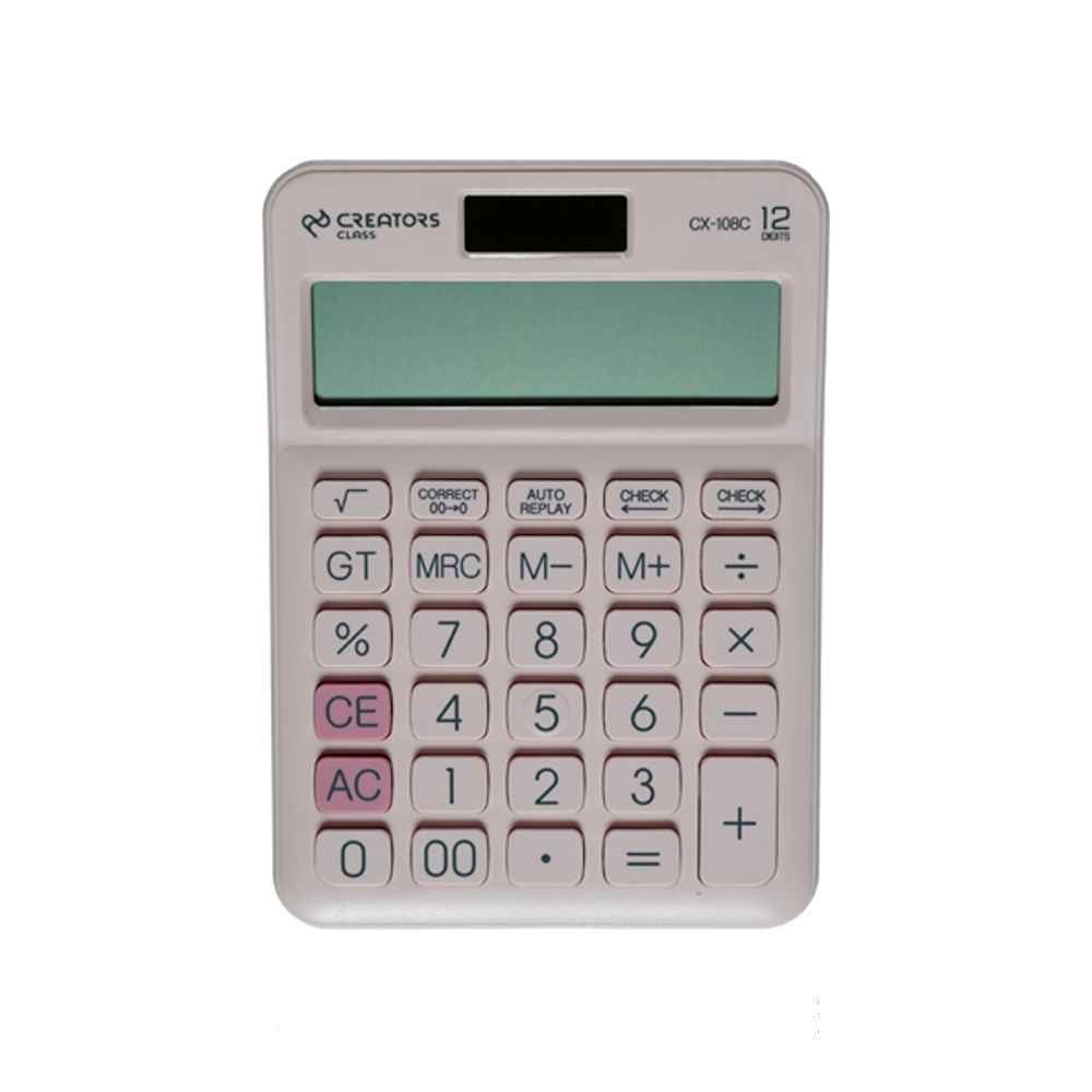 ماشین حساب رومیزی2صفر12رقم سیکلاس کدcx-108c