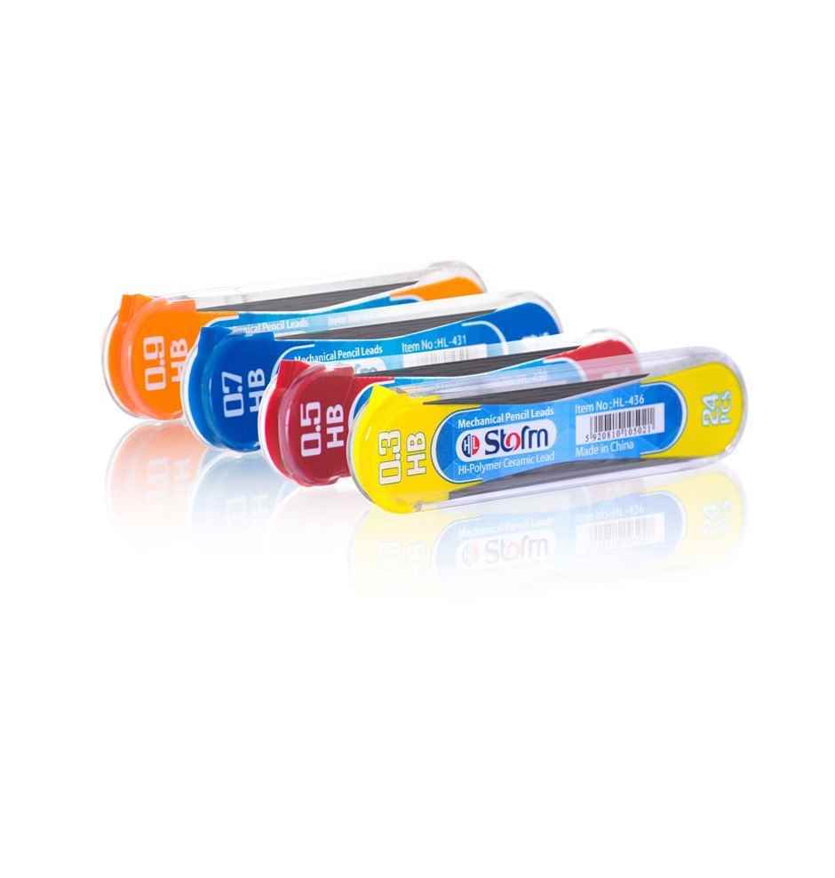 مغز مداد 0-3 60میل hb استورم کد hl-436تعداد در باکس12جین