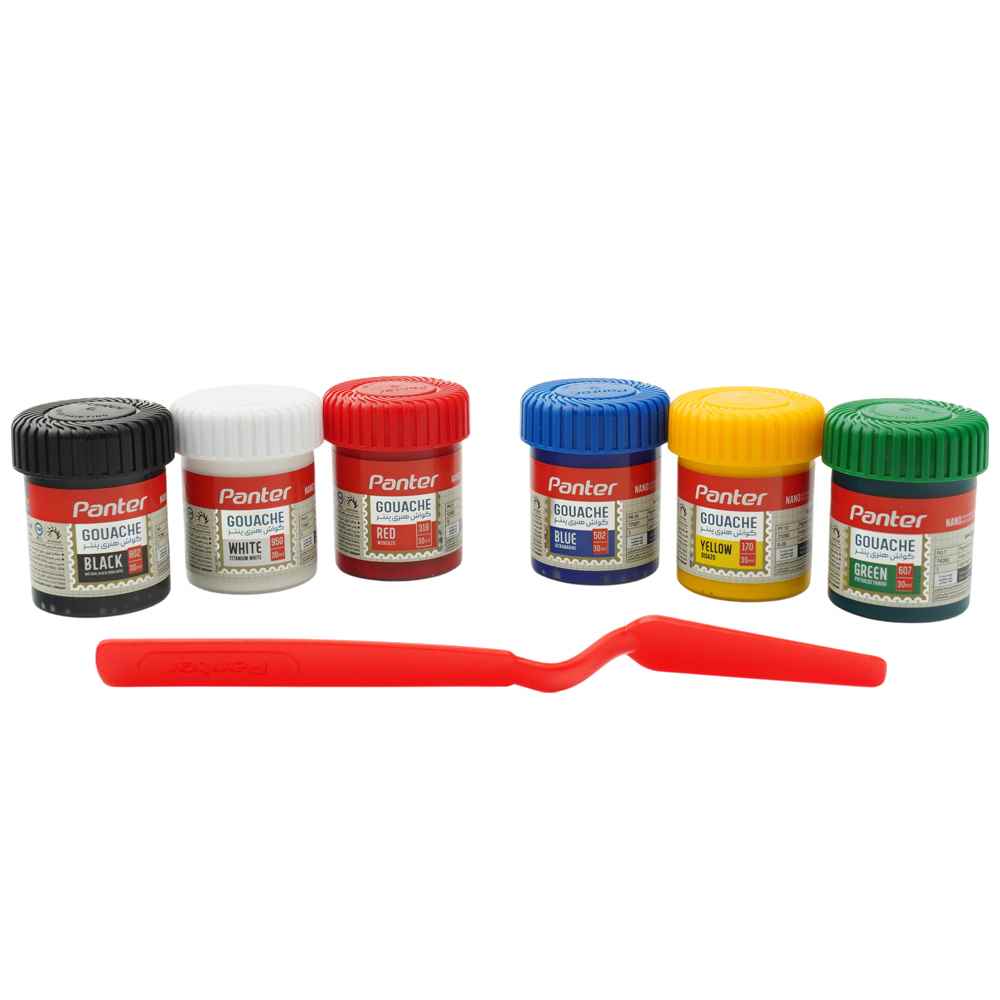 گواش 6رنگ 30میل پنتر کدpugp712-6