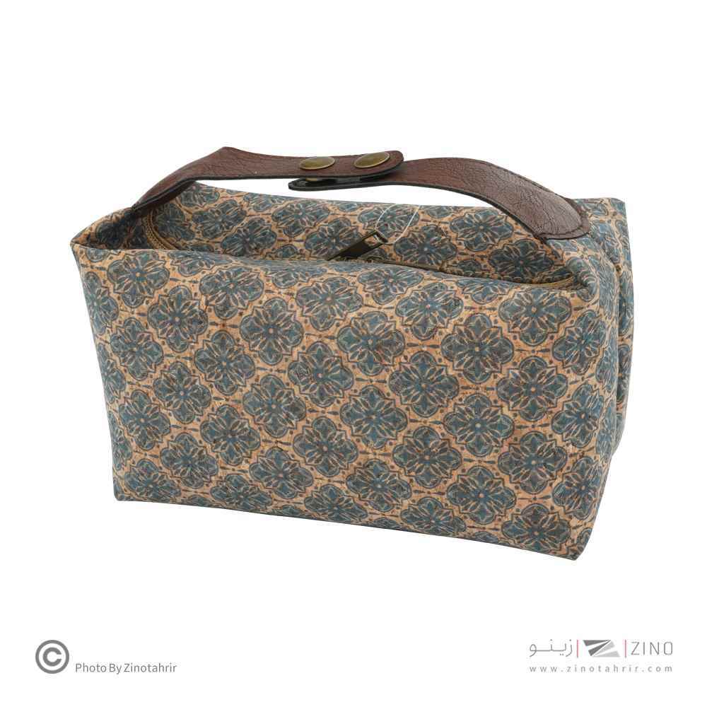 کیف دستی چوب پنبه بند چرمی باروک لیام کدl-16069