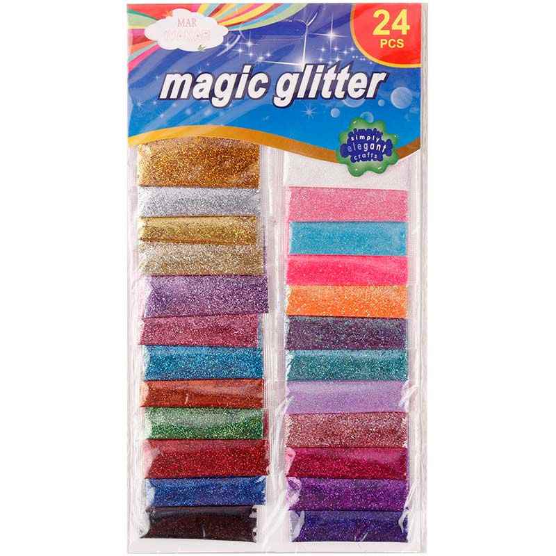 پودر اکلیل رنگی magic glitter