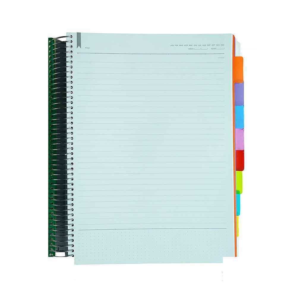 دفتر200برگ سیمی رحلی جلد طلق لانگو سری پروژه project book