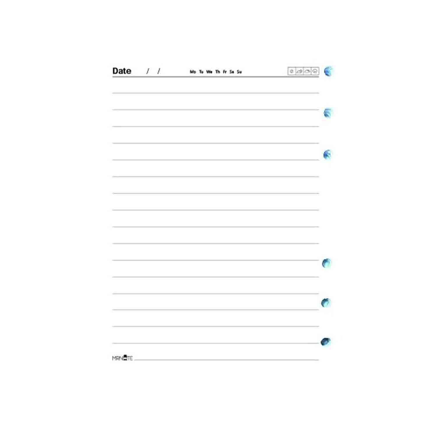 یدک کلاسور6حلقه 100برگ 1-8مسترنوت کد687