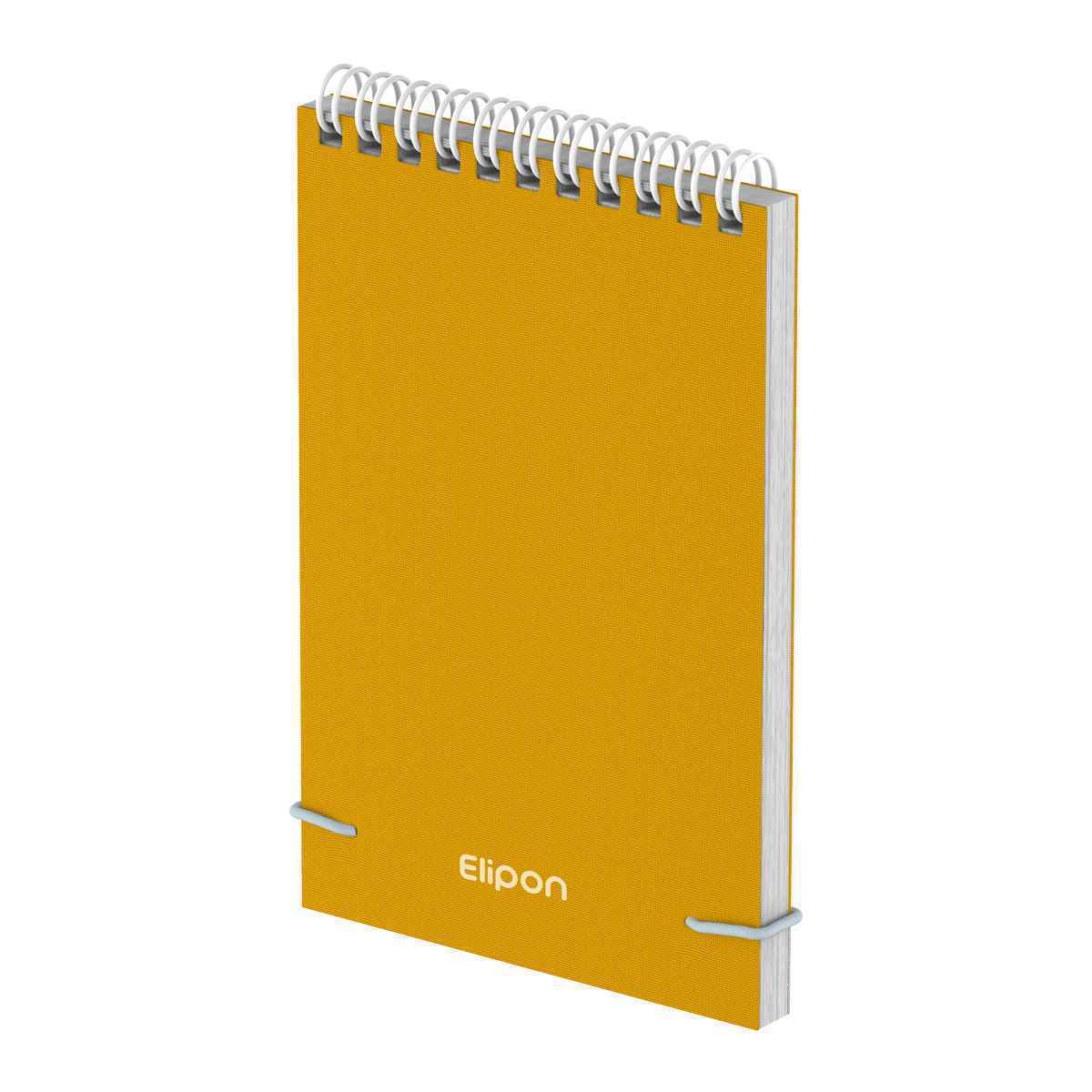 دفتریادداشت 80برگ 145210سیمی پارچه ای سخت الیپون کد274