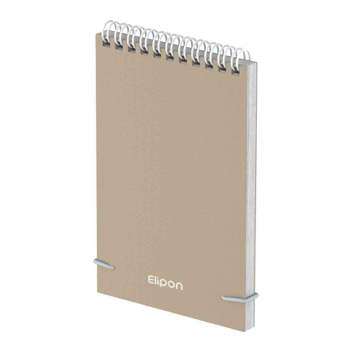 دفتریادداشت 80برگ 145210سیمی پارچه ای سخت الیپون کد274