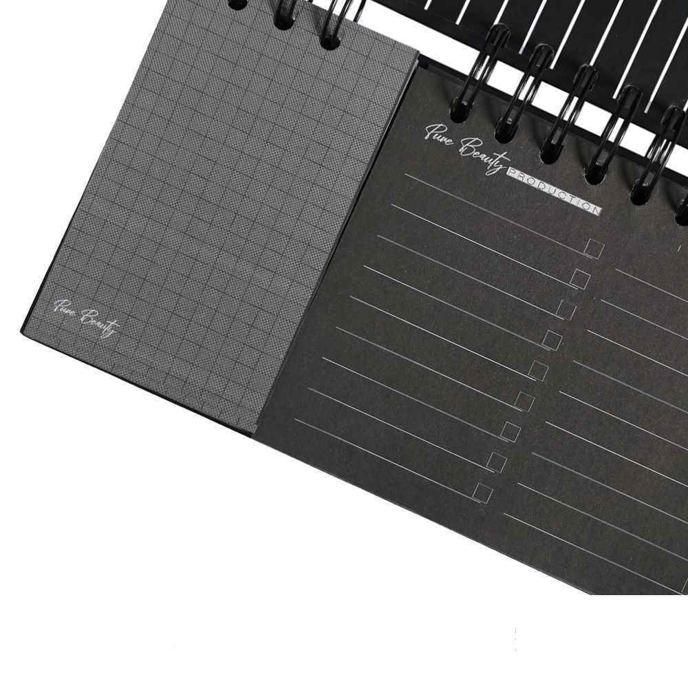 دفتریادداشت تودولیست کاغذ مشکی 2تکه 210110 برگ سری پیور بیوتی کد70705