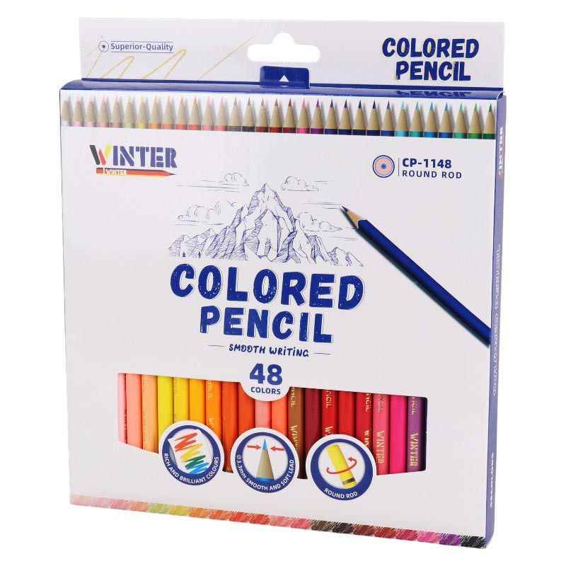 مداد رنگی 48 رنگ وینتر winter cp-1148