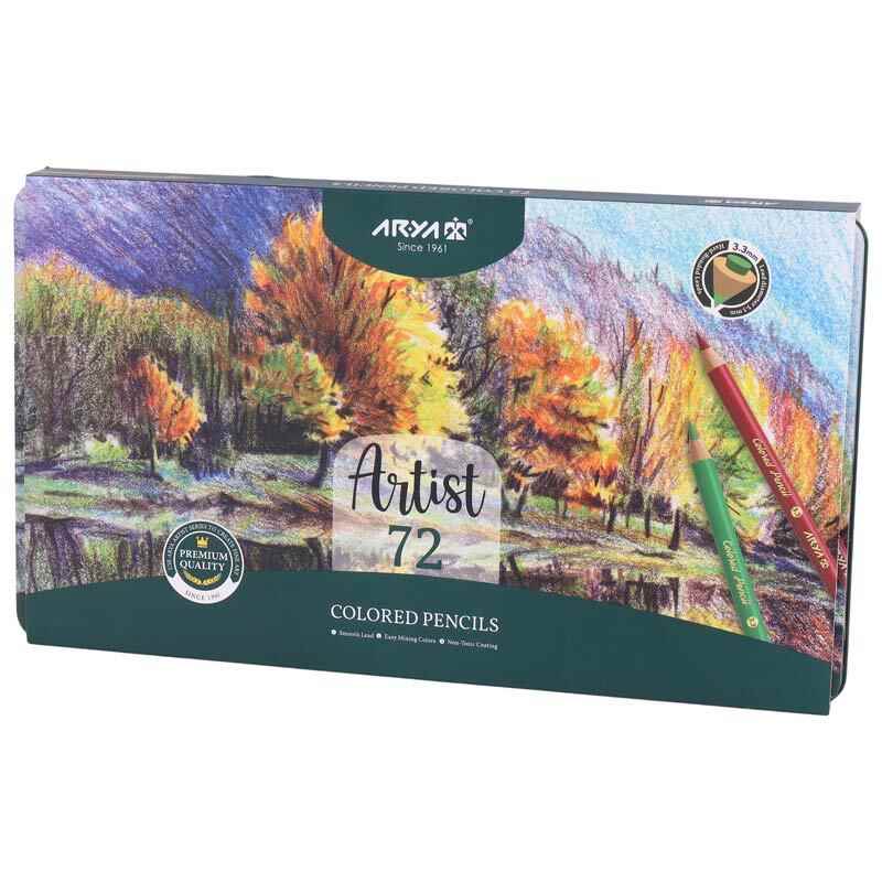 مداد رنگی 72 رنگ آریا artist 3905