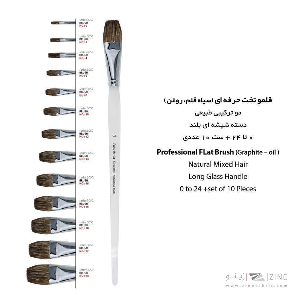 قلموتخت موزبرطبیعی شماره 2 پارس آرتیست سری3050