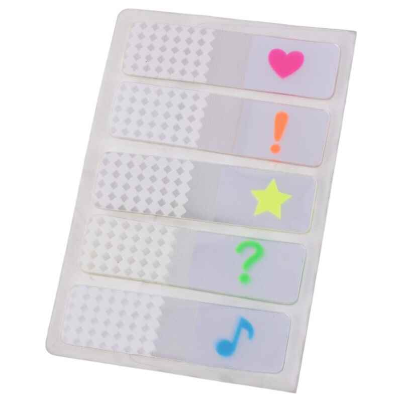 کاغذ یادداشت چسب دار طرح علائم jinxln p36 4-31-2cm