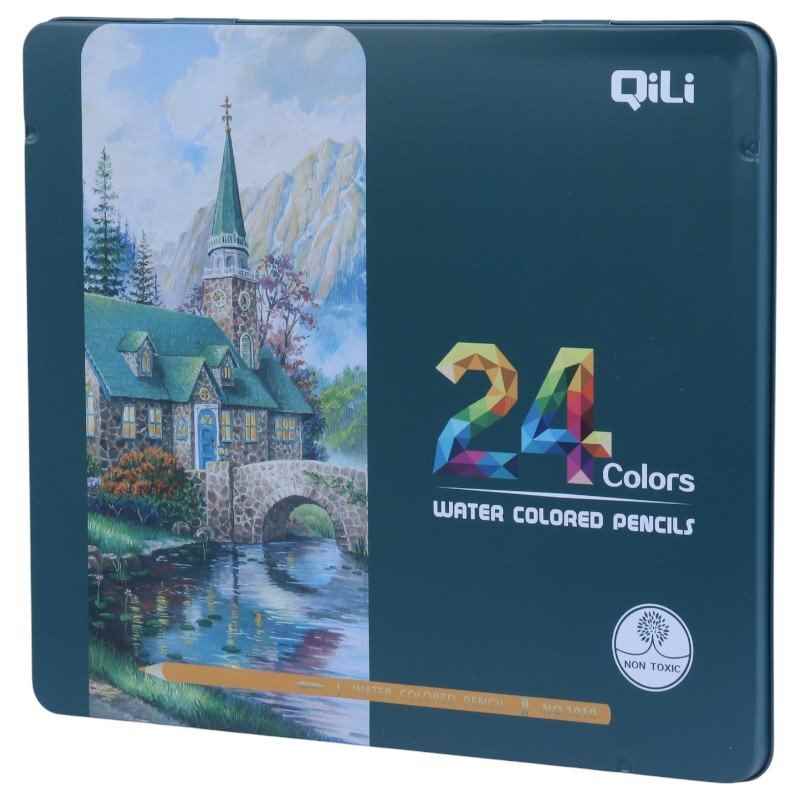 مداد آبرنگی 24 رنگ کیلی ql-c1040 no-1010
