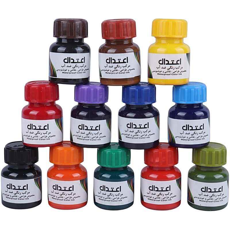 مرکب خوشنویسی etedal 25ml کد 1