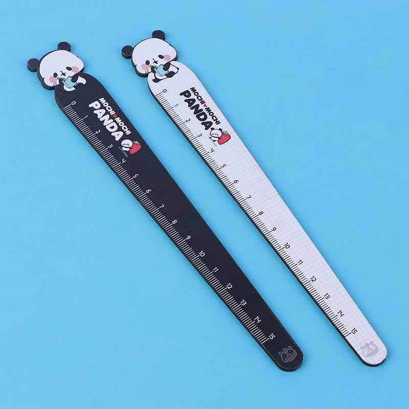 خط کش چوبی طرح عروسکی 15cm