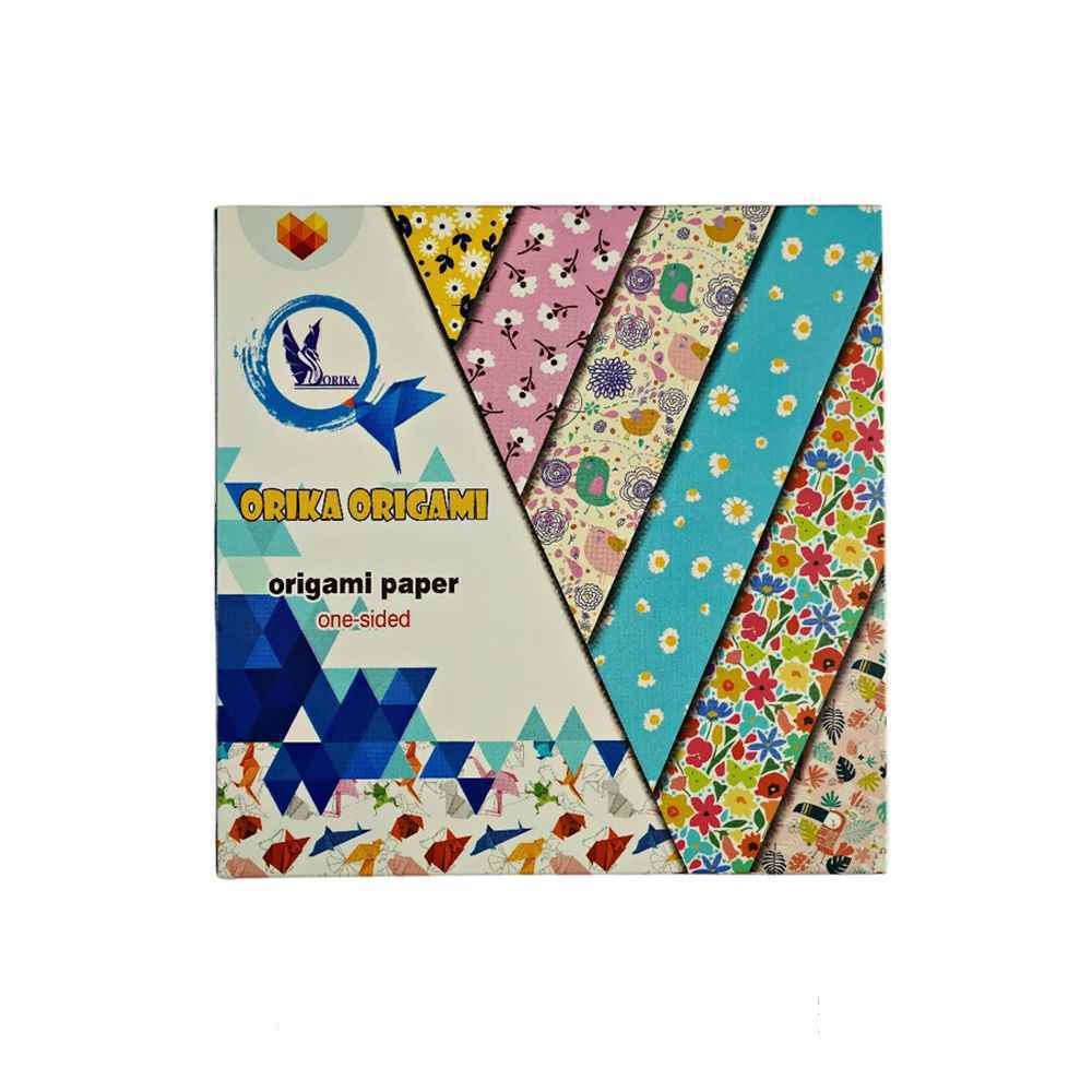 کاغذ اوریگامی 48برگ 1515سانت گلدار یکرو اوریکا