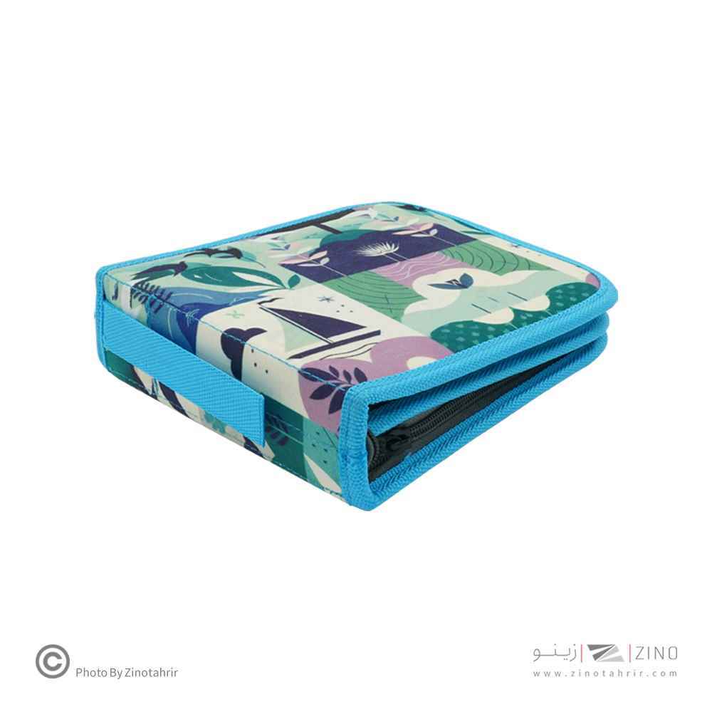 کیف مدادرنگی 60عددی دوزیپ سری v لوتو(فقط کیف)