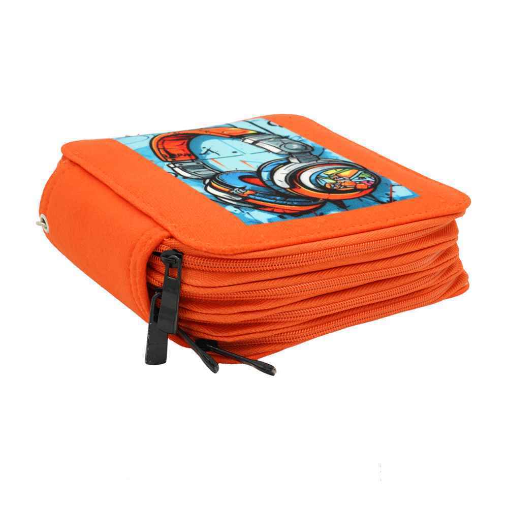 کیف مدادرنگی 120عددی چهار زیپ سریb لوتو(فقط کیف)