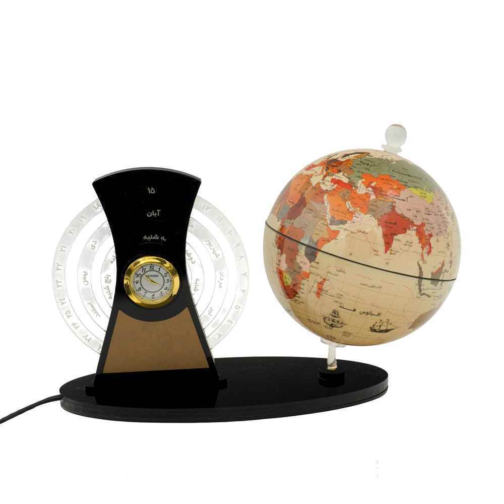 کره جغرافیایی سایز14 دکوراتیو تقویم دار ایده کد132