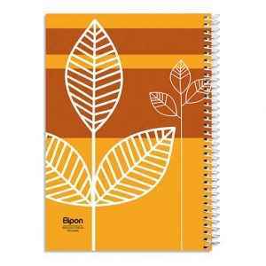 دفتر100برگ وزیری سیمی جلد سخت کلاسیک الیپون کد279