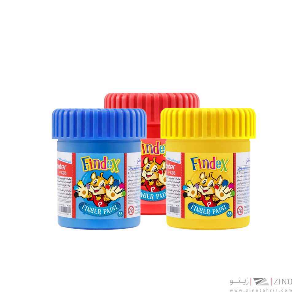 رنگ انگشتی 3رنگ35میل پنتر کدfp-105-3
