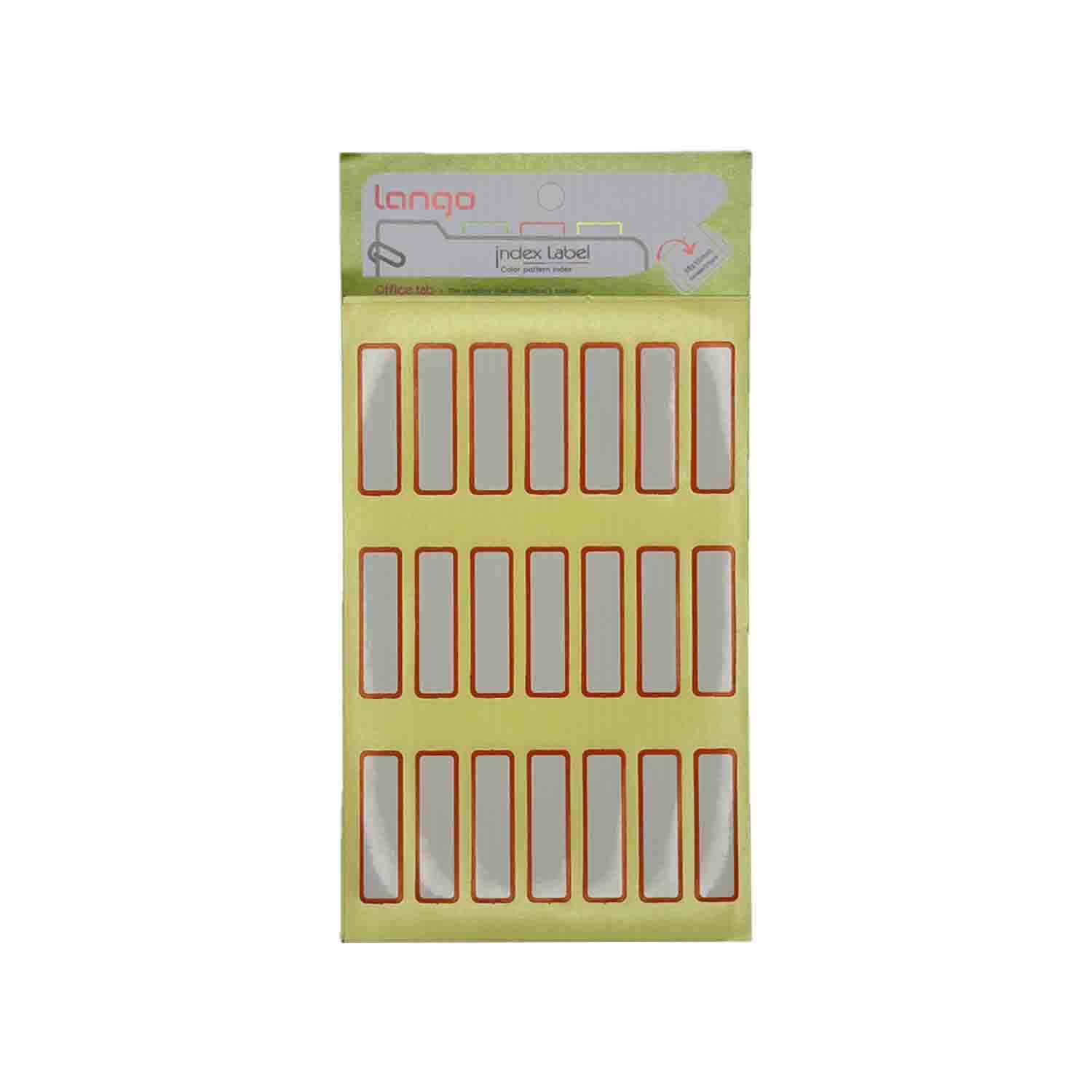 برچسب دورقرمز سایز1035میلیمتر4برگی لانگوکدk-421