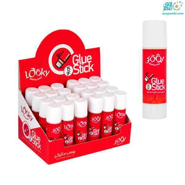چسب ماتیکی جعبه قرمز 15 گرم 9015 لوکی 24عددی