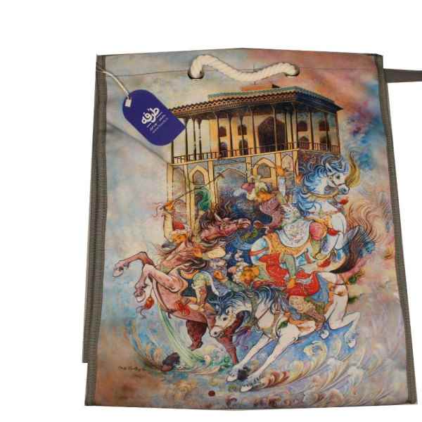 ساک دستی مخمل سه بعدی بزرگ طرفه عدد