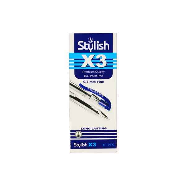 خودکار آبی x3 نوک 0-7 استایلیش 50 عددی